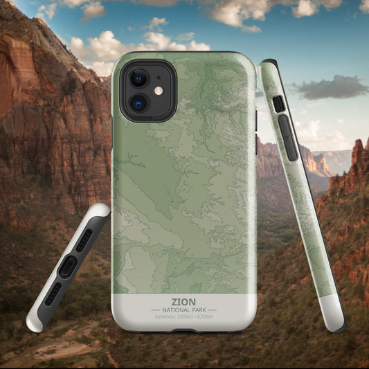 Zion National Park Tough Case | For Apple iPhone 15, iPhone 15 Pro Max, iPhone 15 Plus, iPhone 14 Pro, iPhone 14, iPhone 13, 12, 11