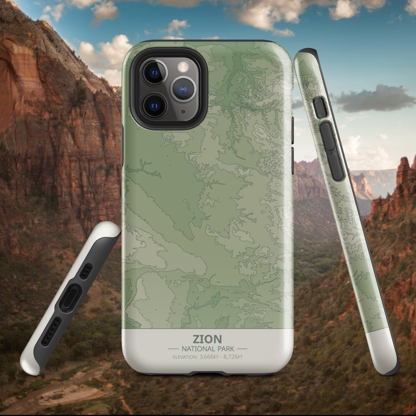 Zion National Park Tough Case | For Apple iPhone 15, iPhone 15 Pro Max, iPhone 15 Plus, iPhone 14 Pro, iPhone 14, iPhone 13, 12, 11