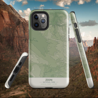 Zion National Park Tough Case | For Apple iPhone 15, iPhone 15 Pro Max, iPhone 15 Plus, iPhone 14 Pro, iPhone 14, iPhone 13, 12, 11