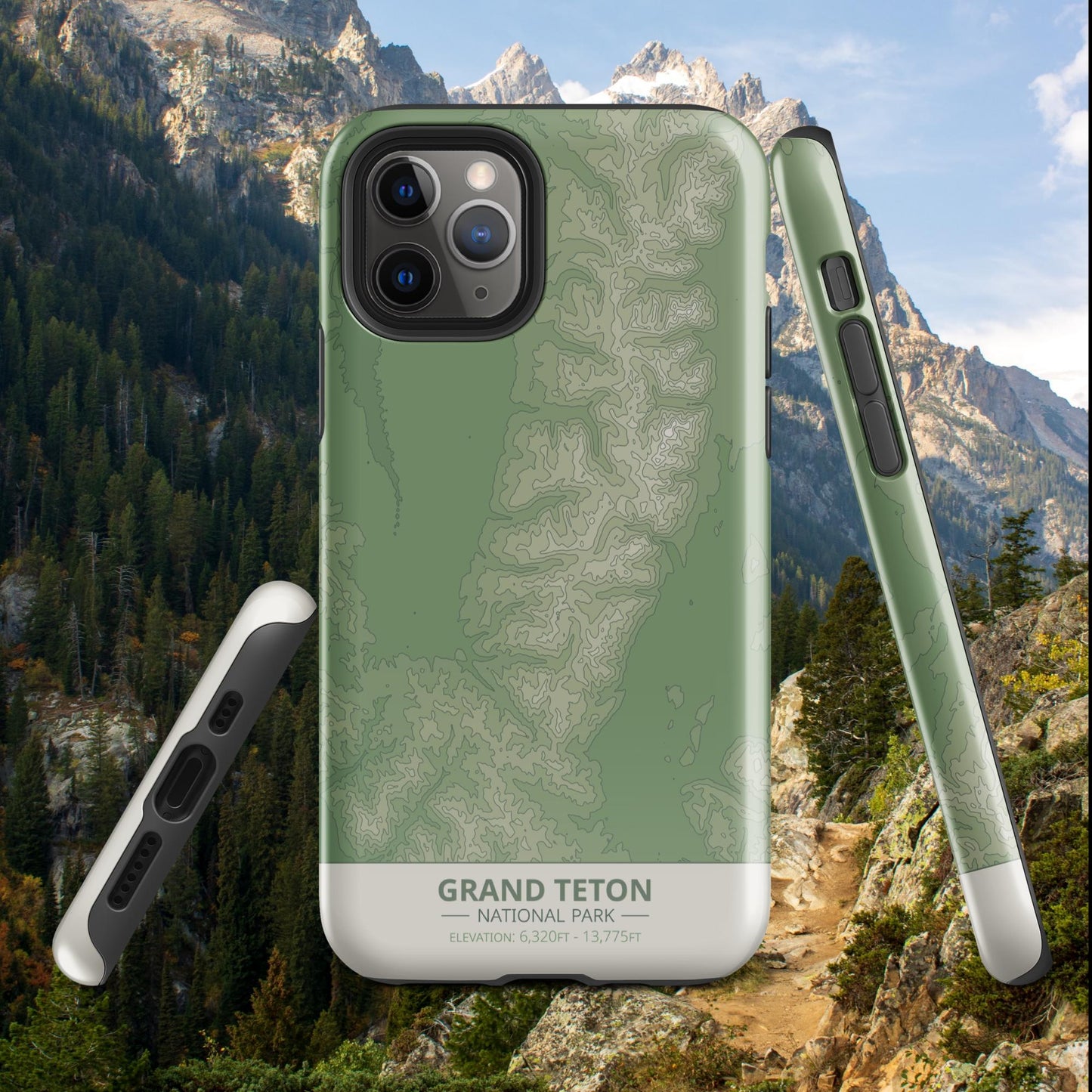 Grand Teton National Park Tough Case | For Apple iPhone 15, iPhone 15 Pro Max, iPhone 15 Plus, iPhone 14 Pro, iPhone 14, iPhone 13, 12, 11