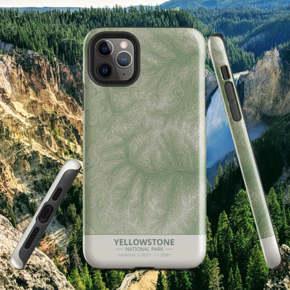 Yellowstone National Park Tough Case | For Apple iPhone 15, iPhone 15 Pro Max, iPhone 15 Plus, iPhone 14 Pro, iPhone 14, iPhone 13, 12, 11