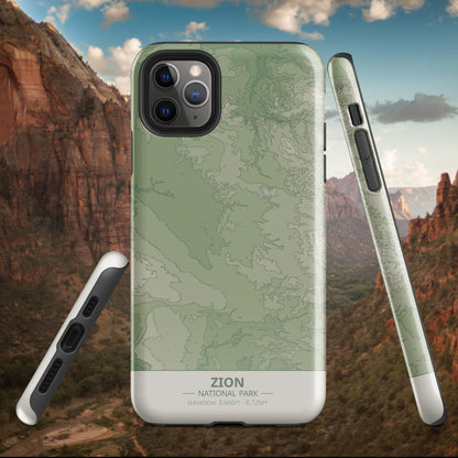 Zion National Park Tough Case | For Apple iPhone 15, iPhone 15 Pro Max, iPhone 15 Plus, iPhone 14 Pro, iPhone 14, iPhone 13, 12, 11