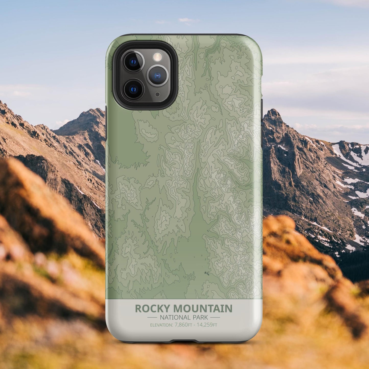 Rocky Mountain National Park Tough Case | For Apple iPhone 15, iPhone 15 Pro Max, iPhone 15 Plus, iPhone 14 Pro, iPhone 14, iPhone 13, 12, 11