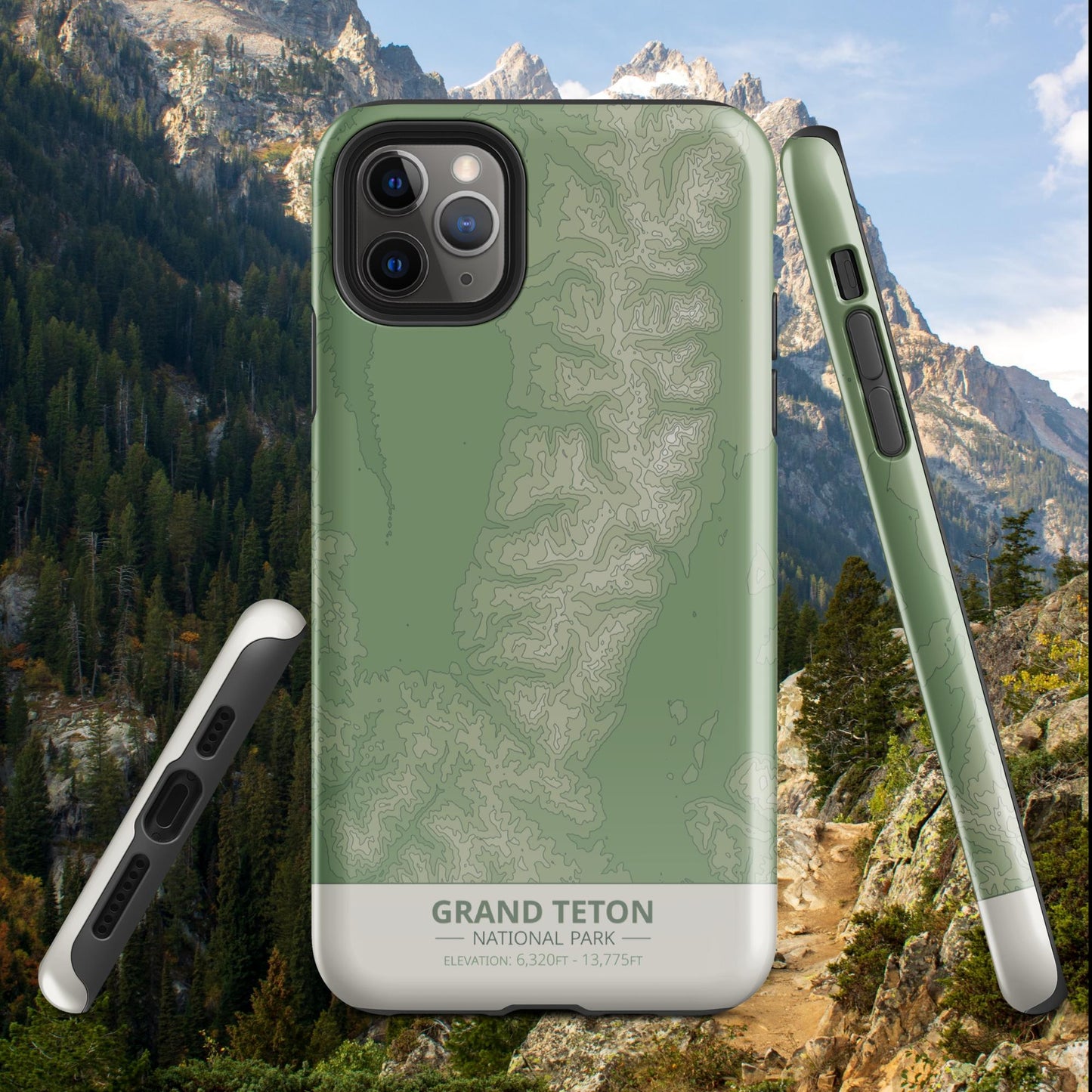 Grand Teton National Park Tough Case | For Apple iPhone 15, iPhone 15 Pro Max, iPhone 15 Plus, iPhone 14 Pro, iPhone 14, iPhone 13, 12, 11