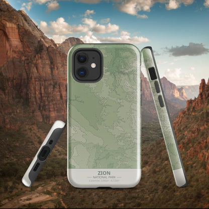 Zion National Park Tough Case | For Apple iPhone 15, iPhone 15 Pro Max, iPhone 15 Plus, iPhone 14 Pro, iPhone 14, iPhone 13, 12, 11