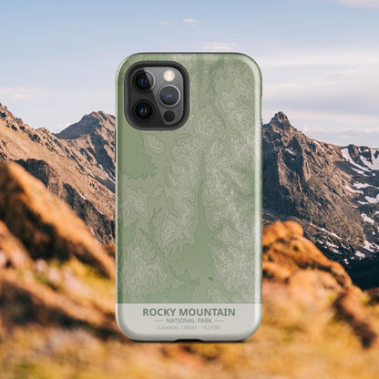 Rocky Mountain National Park Tough Case | For Apple iPhone 15, iPhone 15 Pro Max, iPhone 15 Plus, iPhone 14 Pro, iPhone 14, iPhone 13, 12, 11