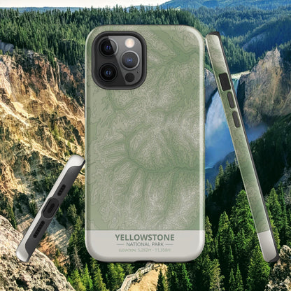 Yellowstone National Park Tough Case | For Apple iPhone 15, iPhone 15 Pro Max, iPhone 15 Plus, iPhone 14 Pro, iPhone 14, iPhone 13, 12, 11