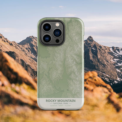 Rocky Mountain National Park Tough Case | For Apple iPhone 15, iPhone 15 Pro Max, iPhone 15 Plus, iPhone 14 Pro, iPhone 14, iPhone 13, 12, 11