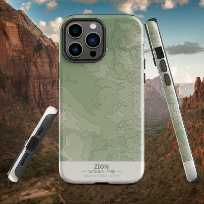 Zion National Park Tough Case | For Apple iPhone 15, iPhone 15 Pro Max, iPhone 15 Plus, iPhone 14 Pro, iPhone 14, iPhone 13, 12, 11