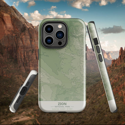 Zion National Park Tough Case | For Apple iPhone 15, iPhone 15 Pro Max, iPhone 15 Plus, iPhone 14 Pro, iPhone 14, iPhone 13, 12, 11