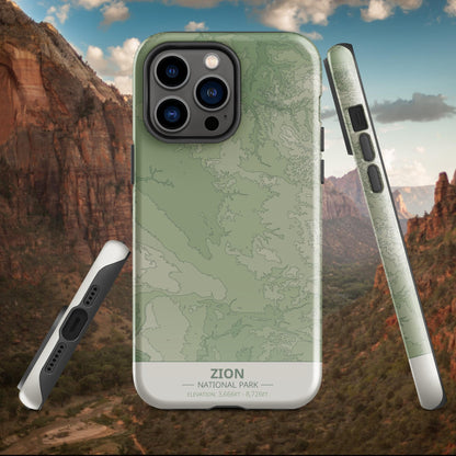 Zion National Park Tough Case | For Apple iPhone 15, iPhone 15 Pro Max, iPhone 15 Plus, iPhone 14 Pro, iPhone 14, iPhone 13, 12, 11