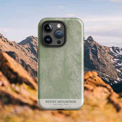 Rocky Mountain National Park Tough Case | For Apple iPhone 15, iPhone 15 Pro Max, iPhone 15 Plus, iPhone 14 Pro, iPhone 14, iPhone 13, 12, 11